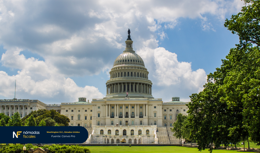 Capitolio de Estados Unidos en Washington D.C. – formación de LLC y ventajas fiscales en EE.UU.