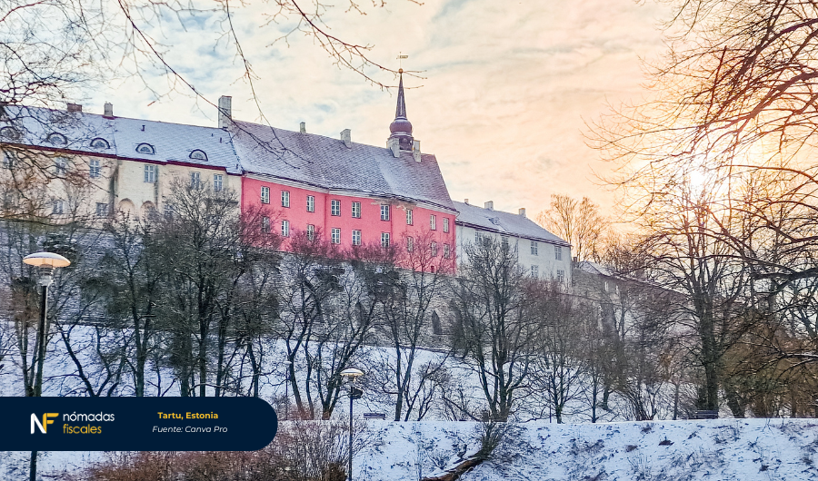 Centro histórico de Tartu, Estonia – centro tecnológico emergente y sede de la e-Residency con modelo fiscal del 0% para emprendedores digitales