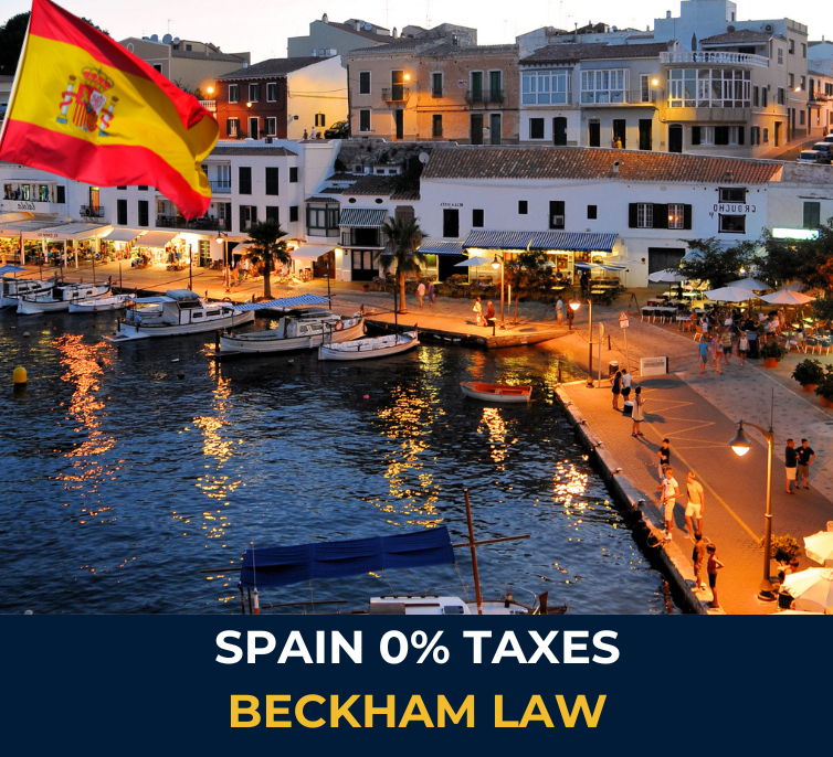 Coastal view of Fornells in Menorca, Spain – high-quality lifestyle location under Spain’s Beckham Law tax regime for digital nomads and expats