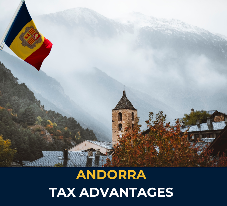 Andorra la Vella cityscape in Andorra – attractive tax benefits for digital nomads and high-net-worth individuals