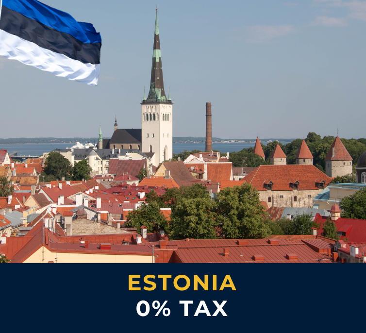 Historic Old Town of Tallinn in Estonia – e-Residency hub and tax-friendly destination for digital entrepreneurs