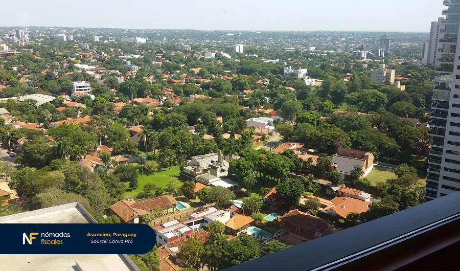 Villa Morra district in Asuncion, Paraguay – popular area for digital nomads seeking tax residency with territorial taxation benefits