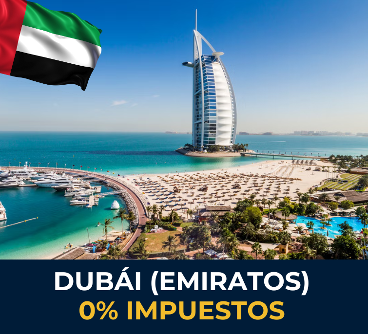 Vivir en Dubai Emiratos Árabes cero impuestos