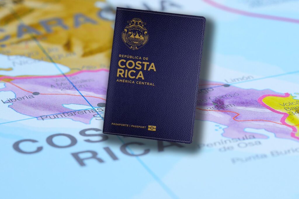 costa rica pasaporte