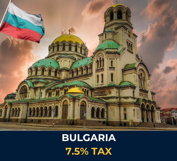 Alexander Nevsky Cathedral in Sofia, Bulgaria – iconic cultural landmark in a low-tax EU country ideal for digital nomads and entrepreneurs