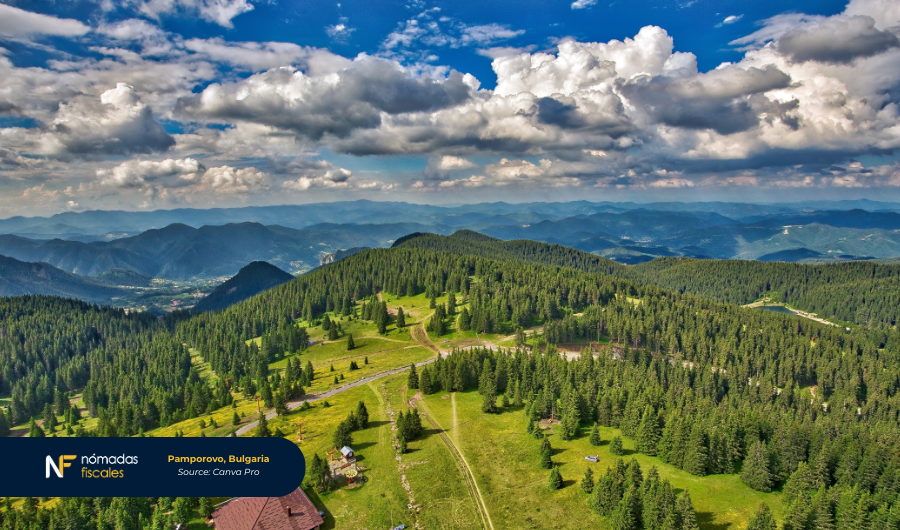 Pamporovo ski resort in the Rhodope Mountains, Bulgaria – tax-friendly destination for digital nomads and entrepreneurs