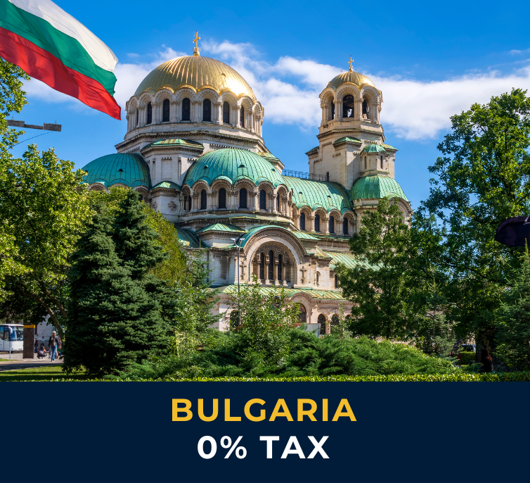 Catedral de San Alejandro Nevski en Sofía, Bulgaria – destino fiscalmente atractivo para nómadas digitales y emprendedores