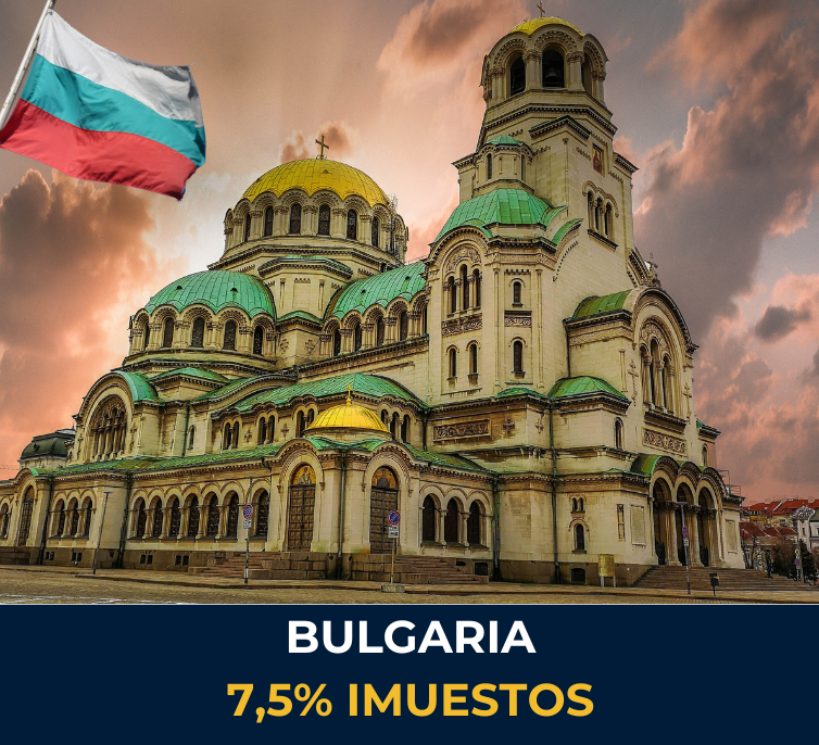 Catedral Alexander Nevsky en Sofía, Bulgaria – destino fiscal atractivo dentro de la UE para nómadas digitales y emprendedores
