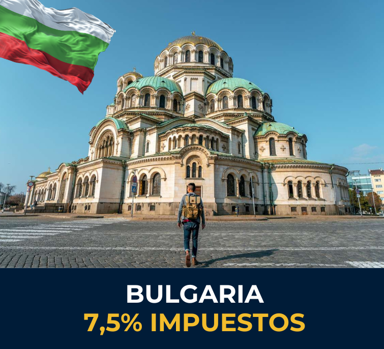 residencia en bulgaria impuestos