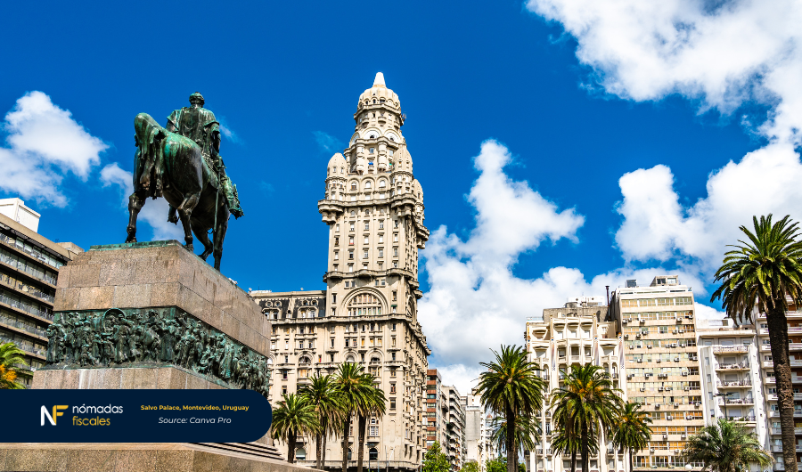 Salvo Palace in Montevideo, Uruguay – iconic landmark illustrating tax residency options and territorial taxation benefits